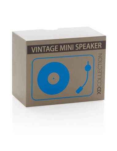 Mini altavoz inalámbrico 3W vintage