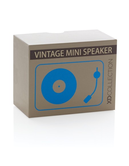 Mini altavoz inalámbrico 3W vintage