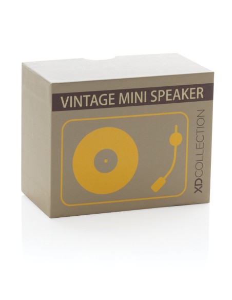 Mini altavoz inalámbrico 3W vintage