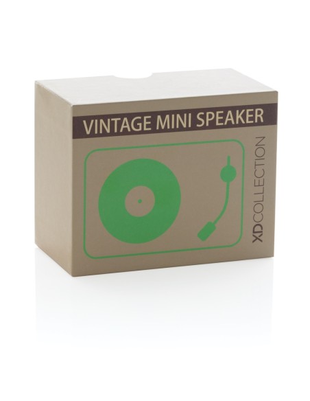 Mini altavoz inalámbrico 3W vintage