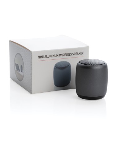 Mini altavoz inalámbrico de aluminio
