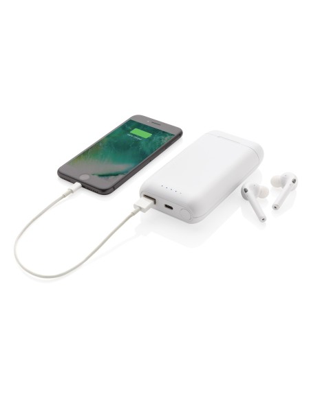 Auriculares Liberty TWS con powerbank de 5.000 mAh