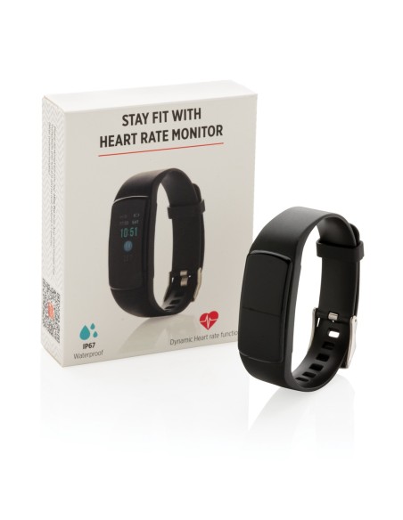 Pulsera Stay Fit con monitorización del corazón