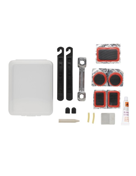 Kit de reparación de bicicletas compacto