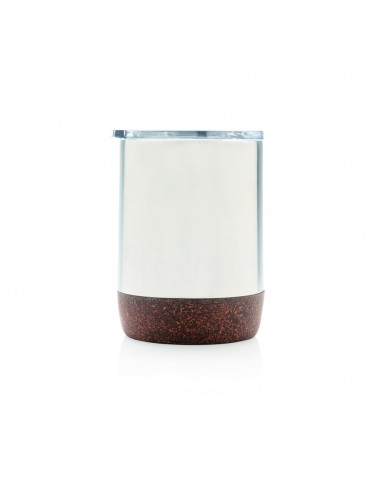 Taza al vacío con base de corcho