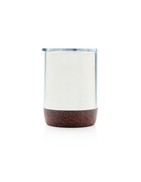 Taza al vacío con base de corcho