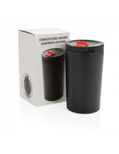 Taza antigoteo 300ml de doble pared con cierre...