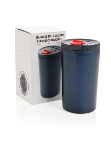 Taza antigoteo 300ml de doble pared con cierre de seguridad