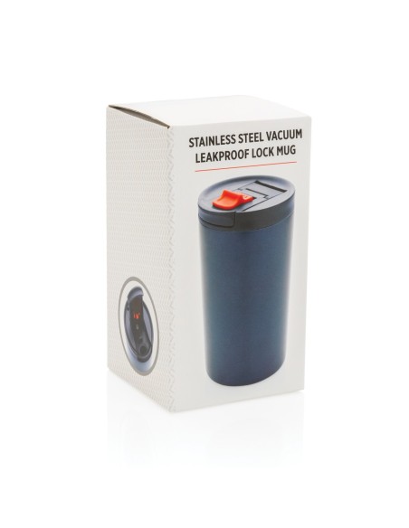 Taza antigoteo 300ml de doble pared con cierre de seguridad