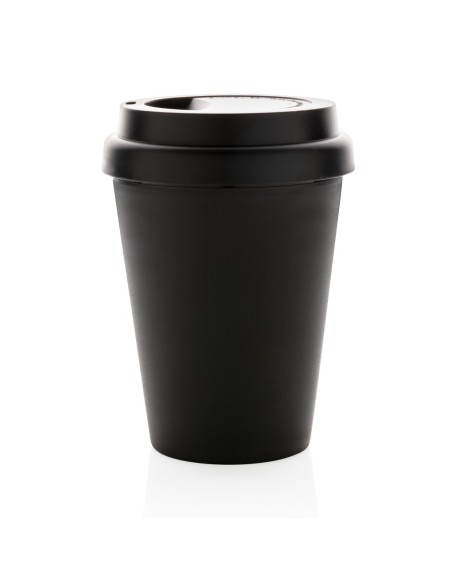 Taza de café reutilizable de doble pared 300ml