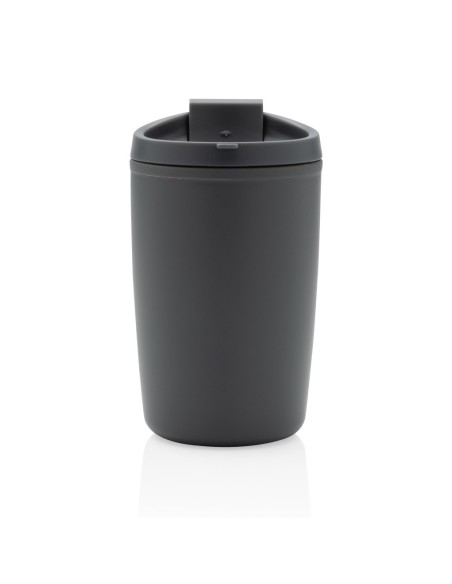 Taza de PP reciclado GRS con tapa abatible