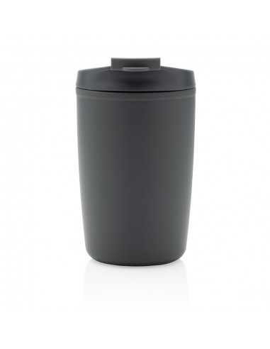 Taza de PP reciclado GRS con tapa abatible