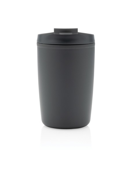 Taza de PP reciclado GRS con tapa abatible