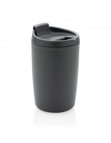 Taza de PP reciclado GRS con tapa abatible