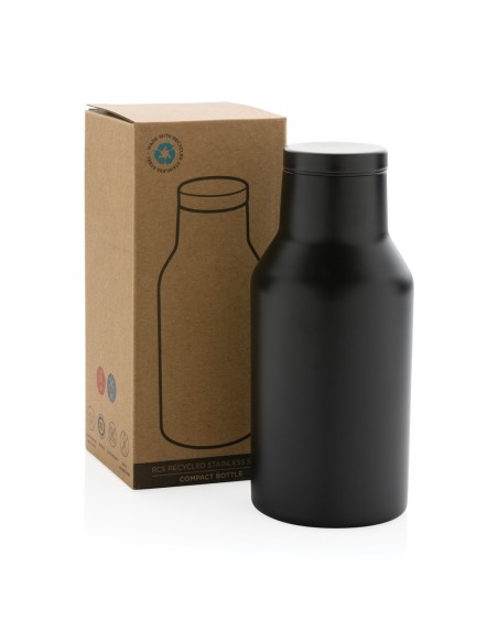 Botella compacta de acero inoxidable reciclado RCS