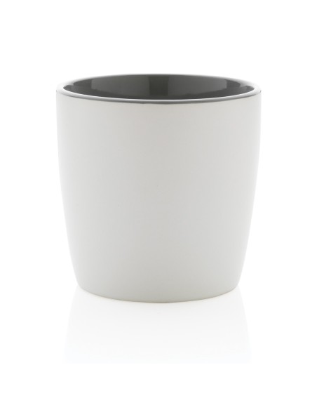 Taza de cerámica con interior de color