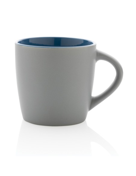 Taza de cerámica con interior de color