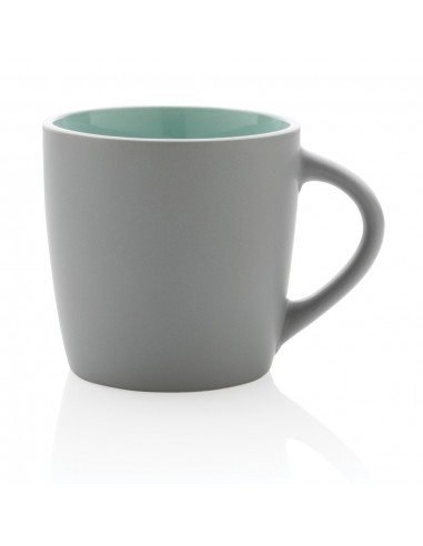 Taza de cerámica con interior de color