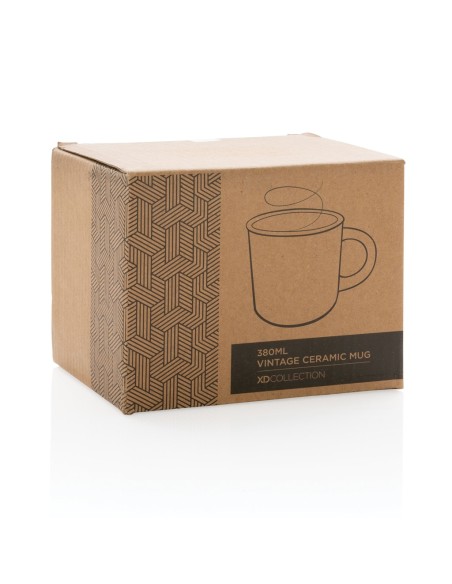 Taza de cerámica vintage