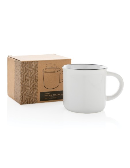 Taza de cerámica vintage