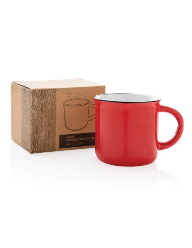 Taza de cerámica vintage