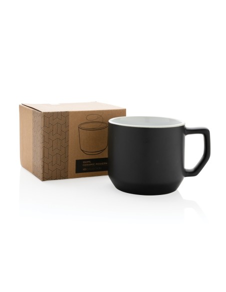 Taza de cerámica moderna
