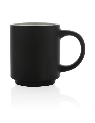 Taza apilable de cerámica