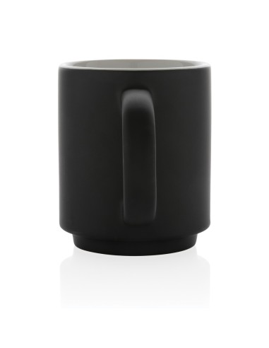 Taza apilable de cerámica