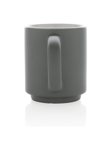 Taza apilable de cerámica