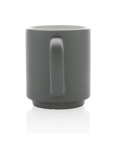 Taza apilable de cerámica