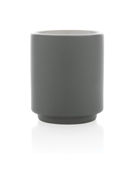 Taza apilable de cerámica