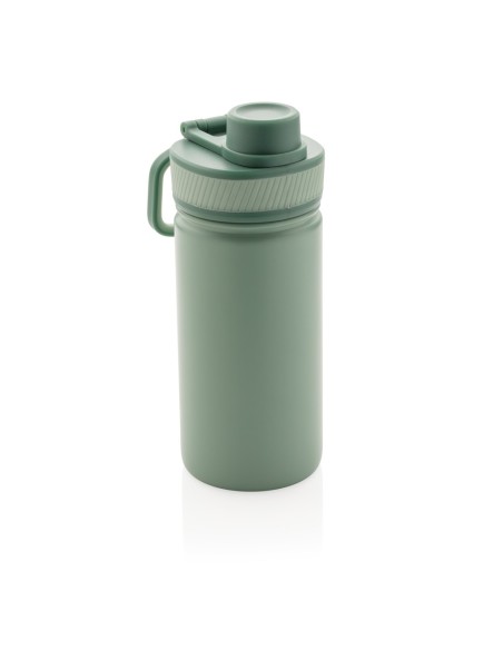 Botella de acero inoxidable al vacío con tapa deportiva 550m