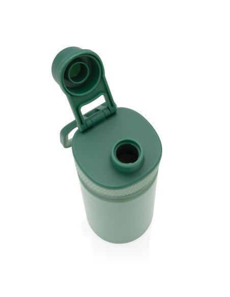 Botella de acero inoxidable al vacío con tapa deportiva 550m