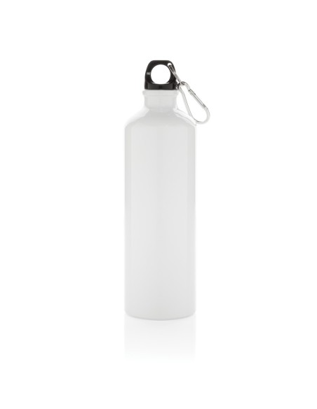 Botella de agua XL de aluminio con mosquetón