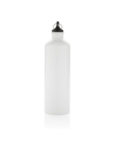 Botella de agua XL de aluminio con mosquetón