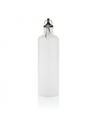 Botella de agua XL de aluminio con mosquetón