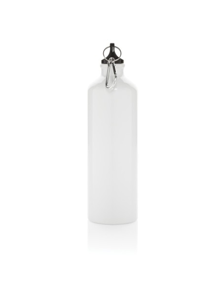 Botella de agua XL de aluminio con mosquetón