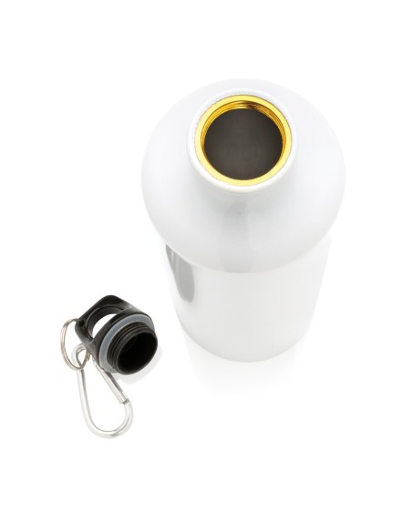 Botella de agua XL de aluminio con mosquetón
