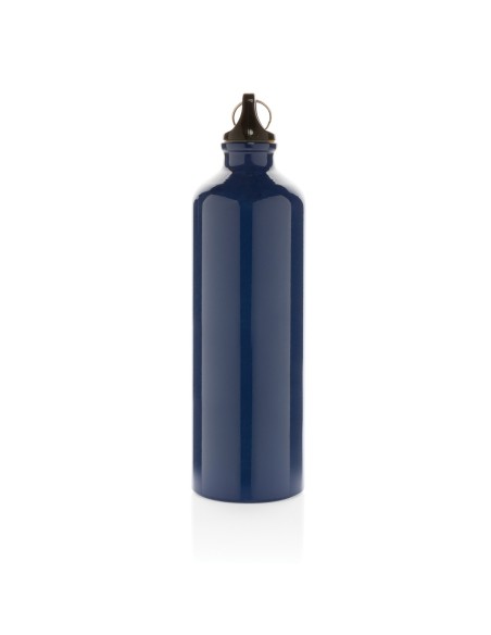 Botella de agua XL de aluminio con mosquetón