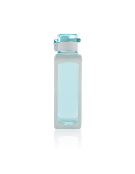 Botella de agua Tritan cuadrada antigoteo