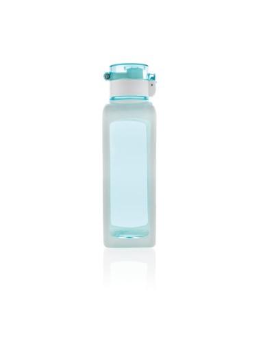 Botella de agua Tritan cuadrada antigoteo