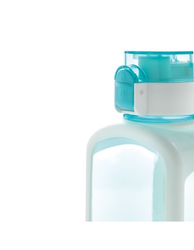 Botella de agua Tritan cuadrada antigoteo