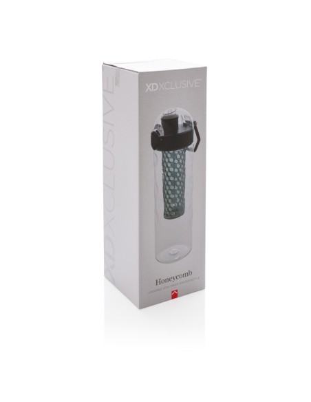Botella infusora Honeycomb antigoteo