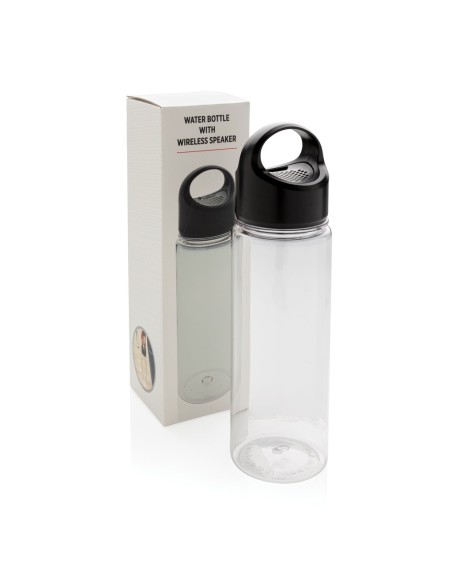Botella de agua con altavoz inalámbrico