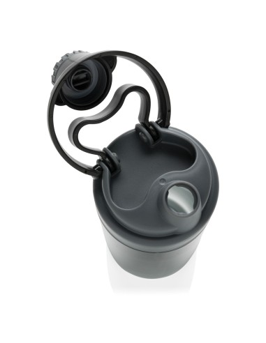 Botella antigoteo con auriculares inalámbricos