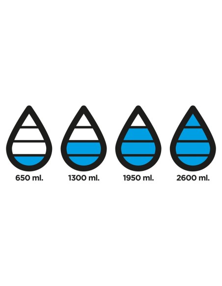 Botella tritan antigoteo de hidratación Aqua