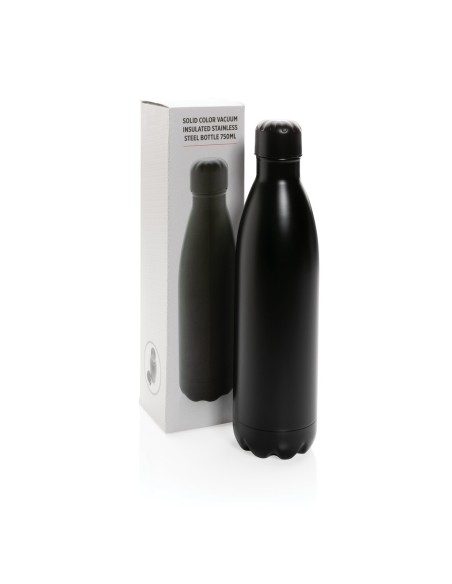 Botella de acero inoxidable al vacío de color sólido 750ml
