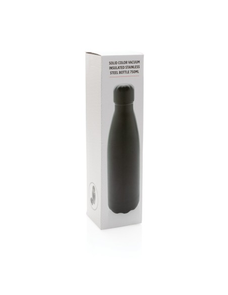 Botella de acero inoxidable al vacío de color sólido 750ml