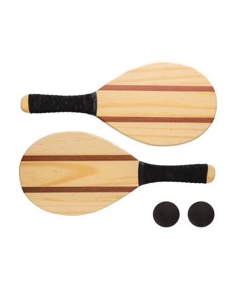 Set tenis madera