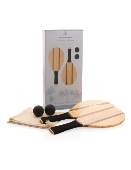 Set tenis madera